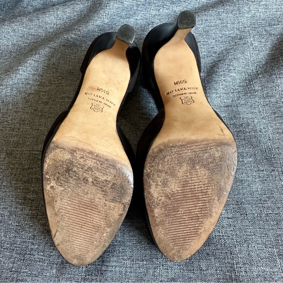 *Final Sale Price* Ann Taylor brown suede heels platform pump - Picture 15 of 15